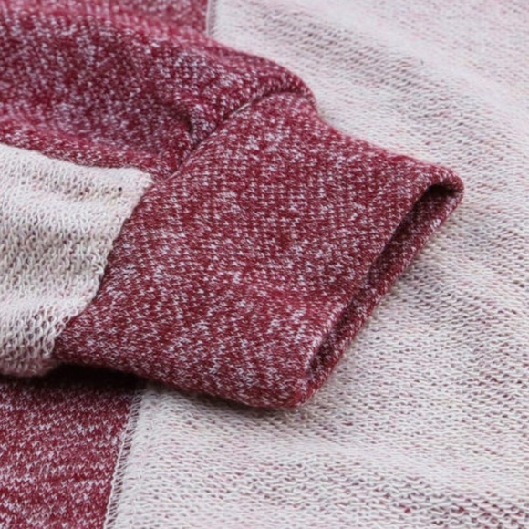 🌵Aztec/Tribal Print Color Block Hooded Sweatshirt Kangaroo Pocket - Picture 13 of 16